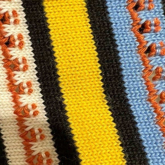 ZARA Striped Knit Cropped Tank Top, Size Medium-#335 - Picture 4 of 9